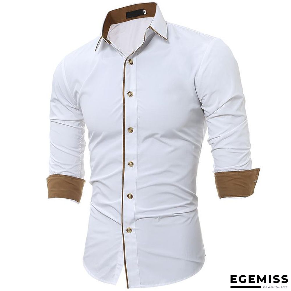Fashion Plus Size Men's Casual Long Sleeve Shirt | EGEMISS