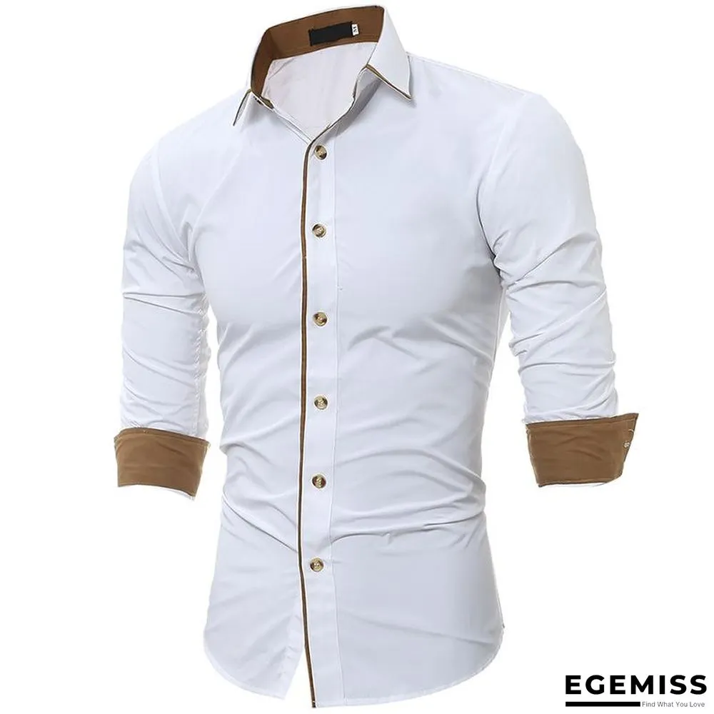 Fashion Plus Size Men's Casual Long Sleeve Shirt | EGEMISS