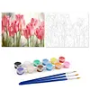 Pink Picasso Flower - Paint by Numbers Acrylic Painting 40x50cm(Watercolor)(HOT)
