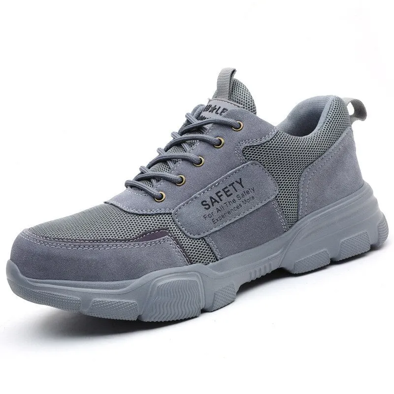 Male Safety Shoes Work Sneakers Indestructible Work Safety Boots Winter Waterproof Shoes Men Steel Toe Shoes Sport Safty Shoes
