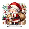 Acrylic Christmas Santa Snowman Cardinal Diamond Painting Desktop Decors Kit