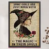Witch Books-11CT Stamped Cross Stitch 40*60cm/15.75*23.62in(Big Size)