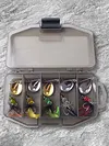 5Pcs Metal Spoon Lure Spinner Fishing Lure Artificial Hard Baits for Bass Trout
