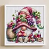 Grape Gnome-11CT Stamped Cross Stitch 45*45cm/17.72*17.72in