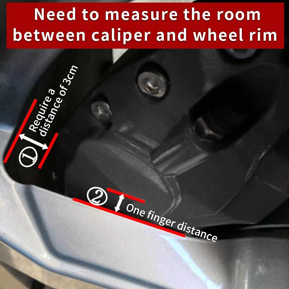 Car caliper modification: Aluminum alloy brake caliper cover decoration (aluminum alloy screw fixing type)