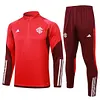 Joyfball 2024/2025 Brazil International Half-Pull Training Suit Red Football Shirt 1:1 Thai Quality