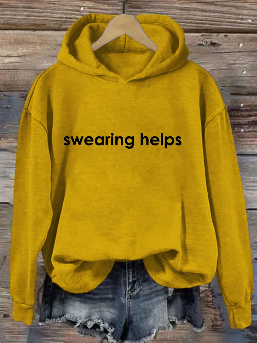 Swearing Helps Hoodie