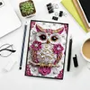 (US Local)50-Page A5 Owl Diamond Painting Notebook for Adult Holiday Birthday Gift