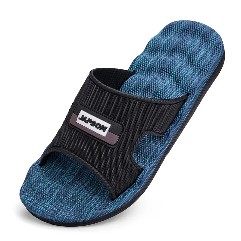 New Mens Slippers Indoor Nice Non-Slip Home Bathroom Slippers For Man Woman Unisex Massage Badslippers Summer Beach Slides Men