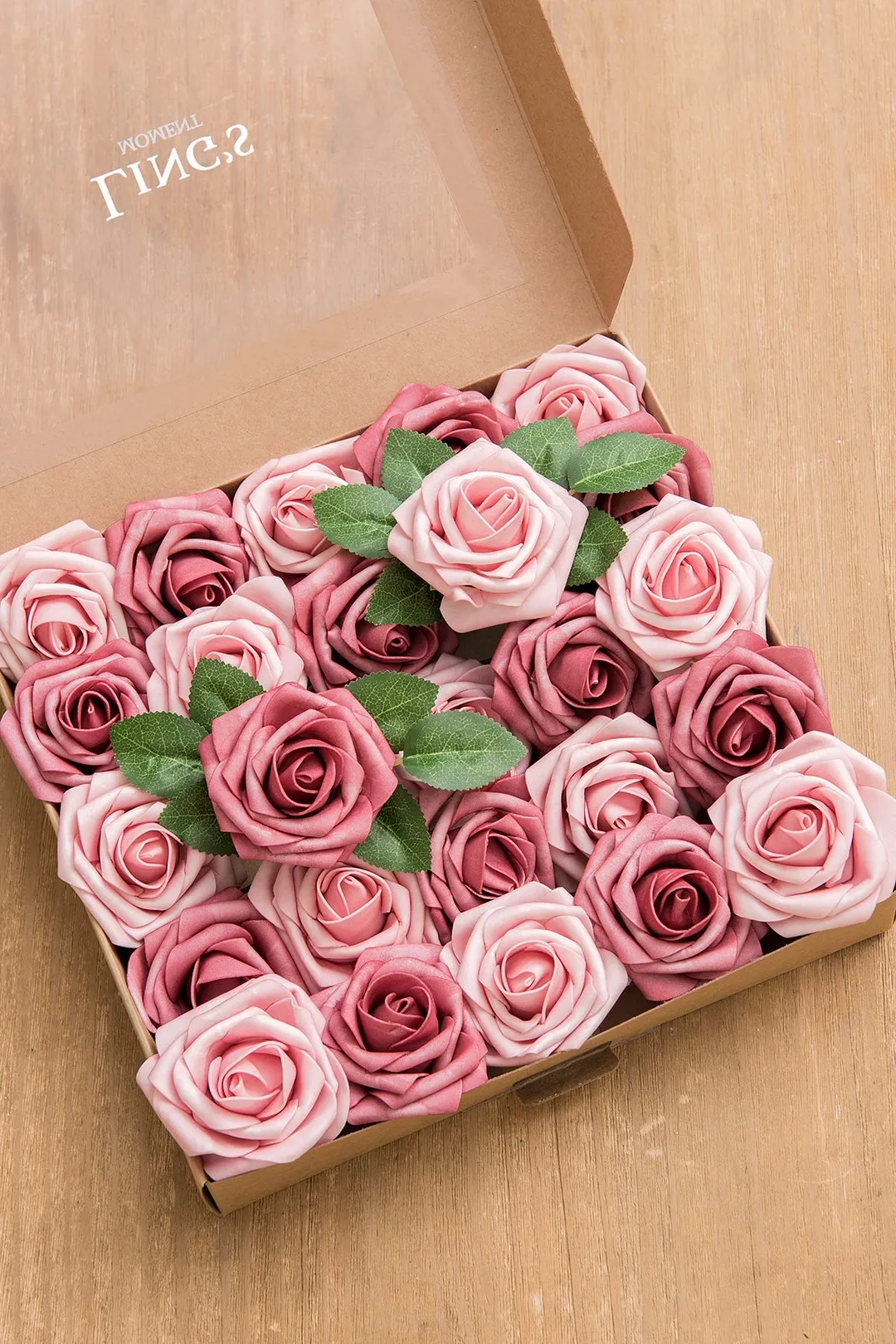 3" Foam Rose with Stem - 56 Colors
