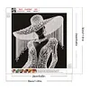 Elegant Lady In Top Hat - Partial Special Shaped Diamond Painting 30*30cm