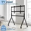 [US Local Warehouse] Universal Rolling Tv Stand for 86-110 Inch Screens Heavy Duty Whiteboard Stands Max Load 485LBS/220kg Smart Board Stand with Lockable Wheels