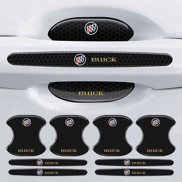 Carbon Fiber Car Door Handle Cup Cover (4PCS)