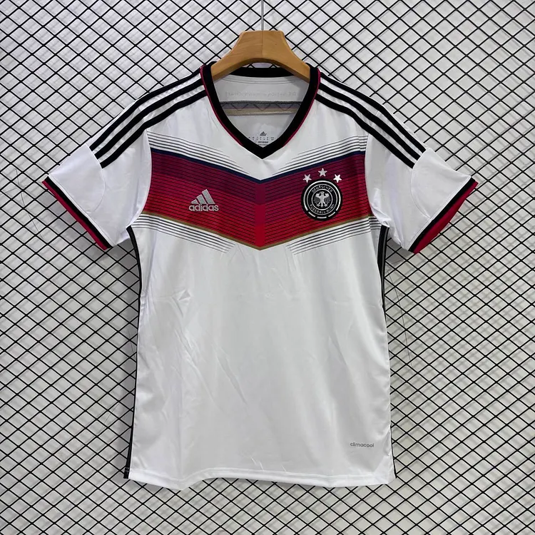 【S~4XL】Germany 2014 Retro Home Jersey