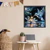 (US Local)Paint By Numbers Kit On Canvas DIY Oil Art Hummingbird Picture Home Decor40x40cm