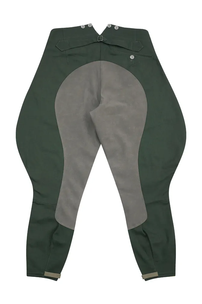   Wehrmacht/Elite Officer Summer HBT Reed Green Riding Breeches German-Uniform