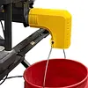 Saw Dust Collector Adapter Compatible for DeWALT DWE7485 Table Saw Sawdust Extraction Connector for Garage Workshop Yard Porch Backyard Courtyards