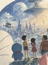 Doraemon's Future Journey Decorative Painting - Doraemon - Xingkong Studio