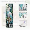 (US Local)8Pcs DIY Phoenix Diamond Painting Art Bookmarks with Crystal Pendants for Gift