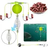 4Pcs 4 Hook Group Feeder Sinker Float Anti Winding Adjustable for Fishing Lovers