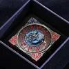 Dragon Cthulhu Skull 7 in 1 Cube 6 Sides Rotating DND Metal Dice