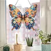 Acrylic Yellow Blue Butterfly - 5D DIY Craft Pendant