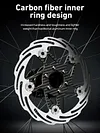 160/180mm Bicycle Rotor Disc 6 Holes Road Bicycle Center Lock Disc for Road Bike