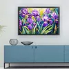 (Big Size)Iris - 11CT Stamped Cross Stitch 60*40cm/23.62*15.75in