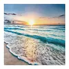 (Counted/Stamped) 11CT Sunset By The Sea-Cross Stitch-40*40cm/15.75*15.75in