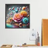 Diamond Painting-DIY Full Round Drill Rose Dandelion (40*40CM)