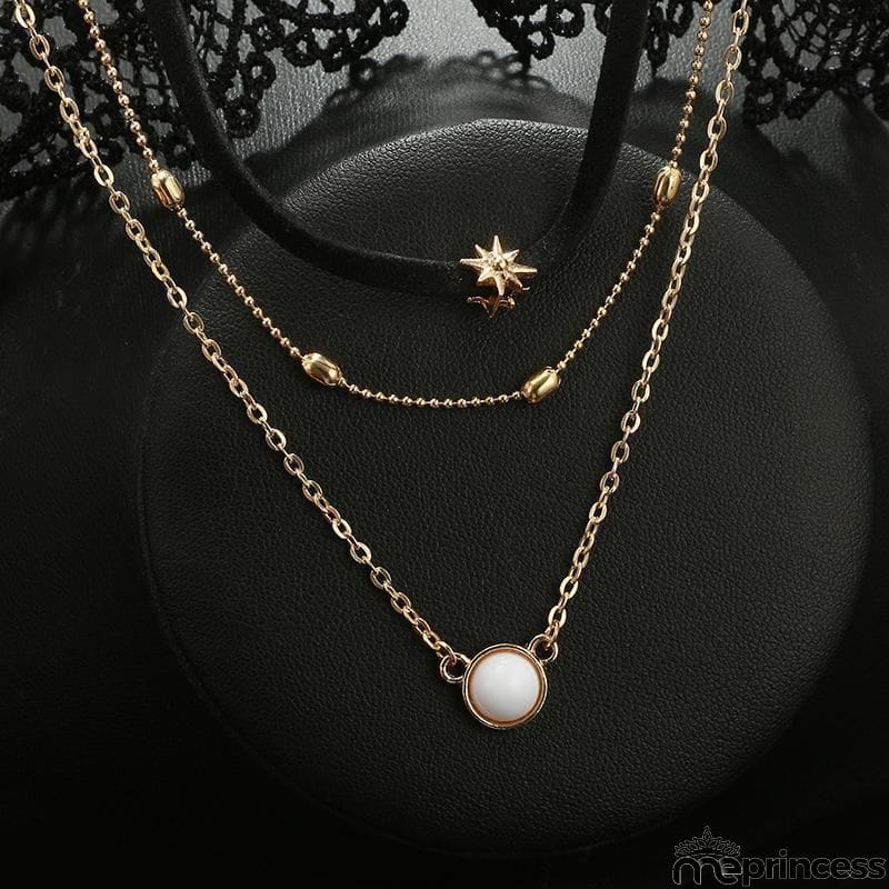 Leather Layers Choker Necklace