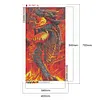 Diamond Painting-DIY Full Round Drill Flame Dragon(70*40cm)