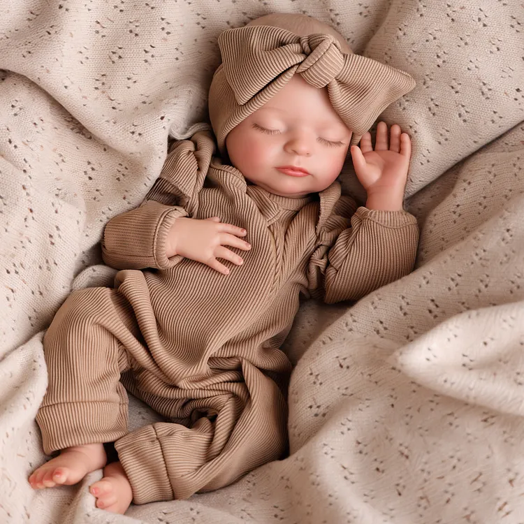 Babeside Larry 12"/16" Realistic Silicone Sleeping Baby Little Infant Healing of the Heart