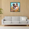 Laughing Dog-Paint by Numbers Acrylic Painting 40*40CM