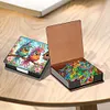 Abstract Birds PU Diamond Painting Notecard Box 5D DIY Diamond Art Note Box