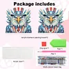 Acrylic American Flag Eagle 5D DIY Diamond Art Paper Towel Storage Rack Decor