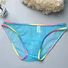 Passionate men's sexy ultra-transparent briefs