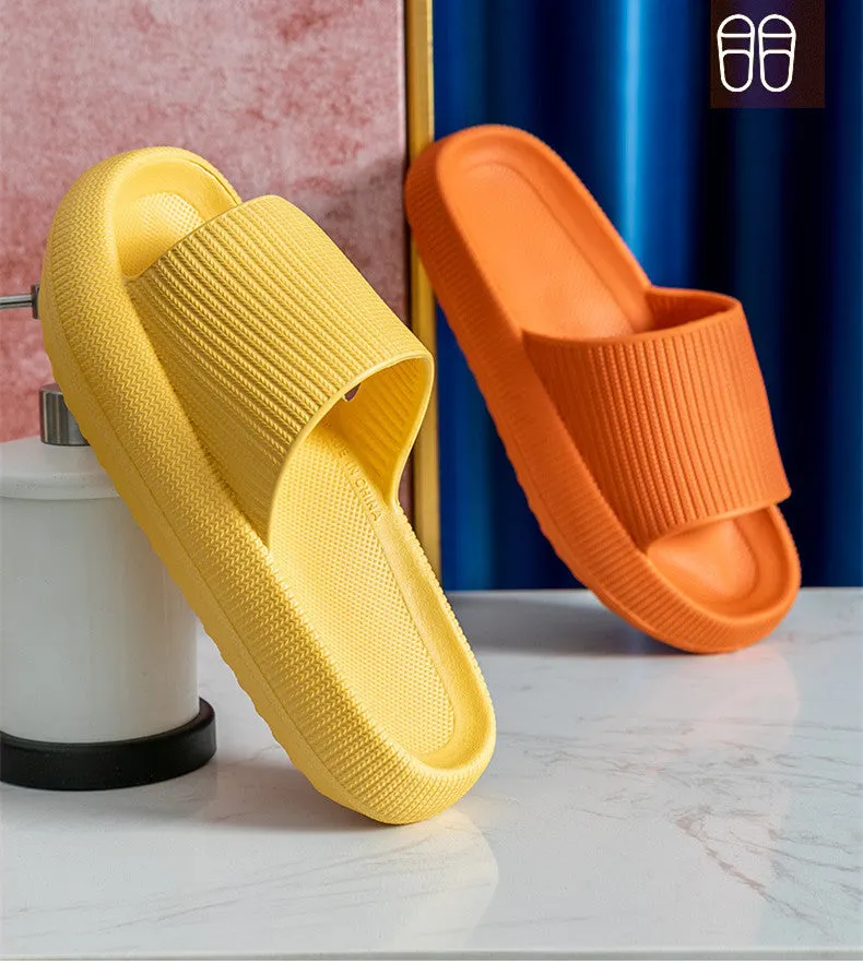 Man Women Slipper Quick-Drying Thickened Non-Slip Sandals Thick Sole House Slippers Bathroom Footwear Summer Beach Sandal