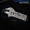 Titanium Alloy Mini Multi-Function Wrench, Adjustable Wrench With Hexagonal Head, EDC Keychain Screwdriver