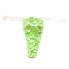 Men's Sexy Silk Bikini Low Waist Thong