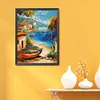 Boat - 9CT Partial Beaded Cross Stitch Kit(30x40cm)