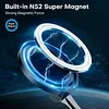 Travel magnetic mobile phone holder magsafe foldable telescopic rotating portable support