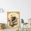 Flowers And Bees - 11CT Counted Cross Stitch 40*55cm/15.75*21.65in