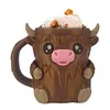 Cute Penguin Cow Leak Proo Ice Cream Pint Containers for Gathering Party Picnic