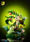 Natural Series Leafeon & Celebi & Chikorita & Shroomish & Cherubi - Pokemon Resin Statue - Moon Shadow Studios