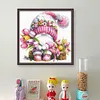 (US Local)Gnome - 9CT Partial Beaded Cross Stitch Kit(39x39cm)