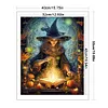 Halloween Witch - 11CT Stamped Cross Stitch 40*50cm/15.75*19.69in
