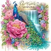 (US Local)4Pack Peacock-Special Shaped Diamond Painting Kit(30x30cm)