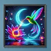 Luminous Hummingbirds-Full Round Diamond Painting