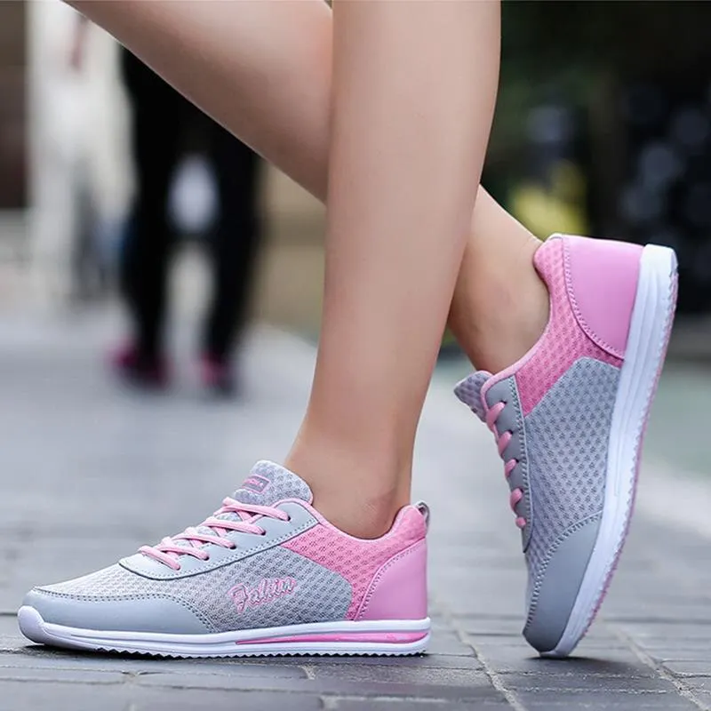 Qengg Women Fashion Sneakers Slip On Women's Sneakers Outdoor Sneakers For Women Plus Size Zapatillas Mujer Ladies Vulcanize Shoes